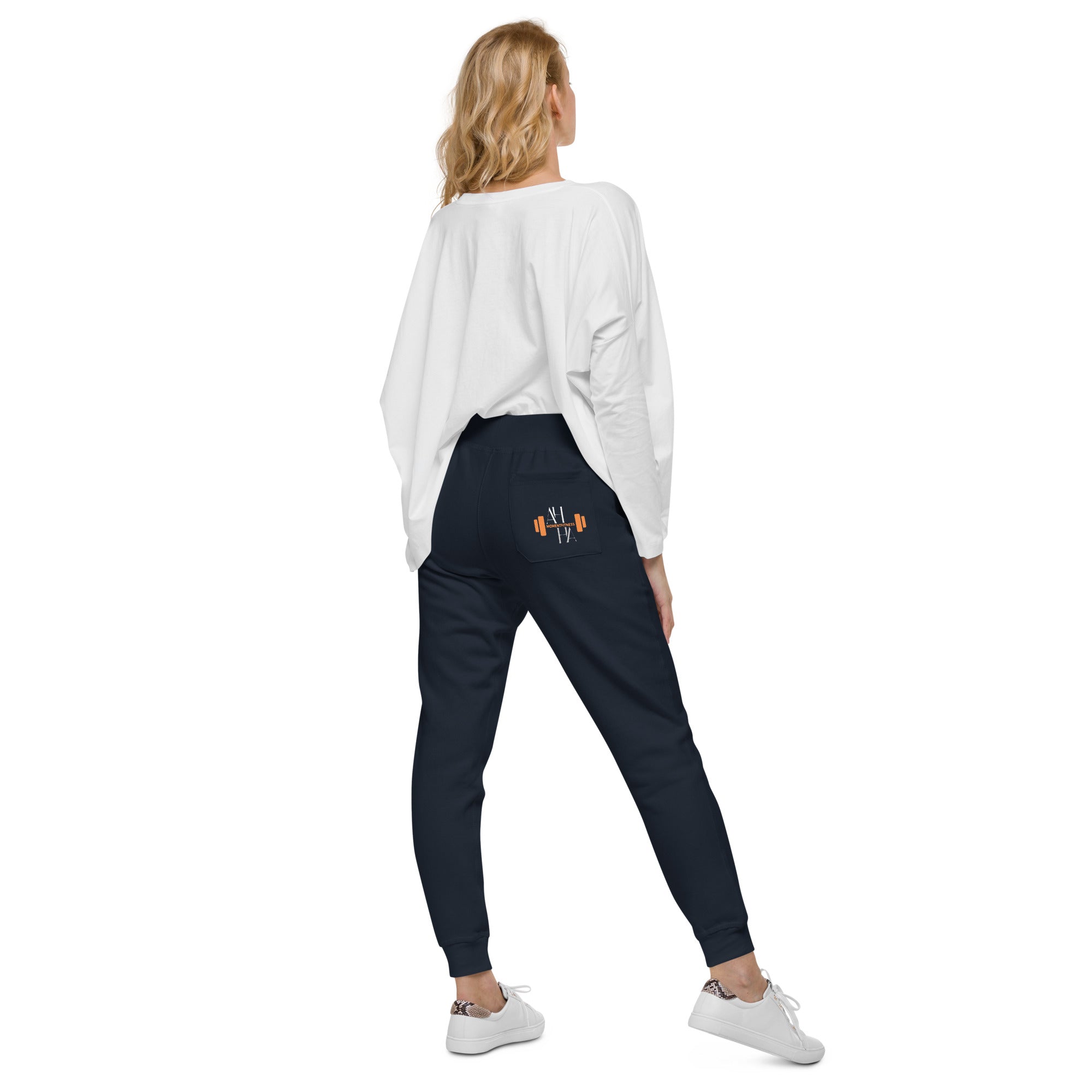 Unisex fleece sweatpants - Ah Ha Dumbbell
