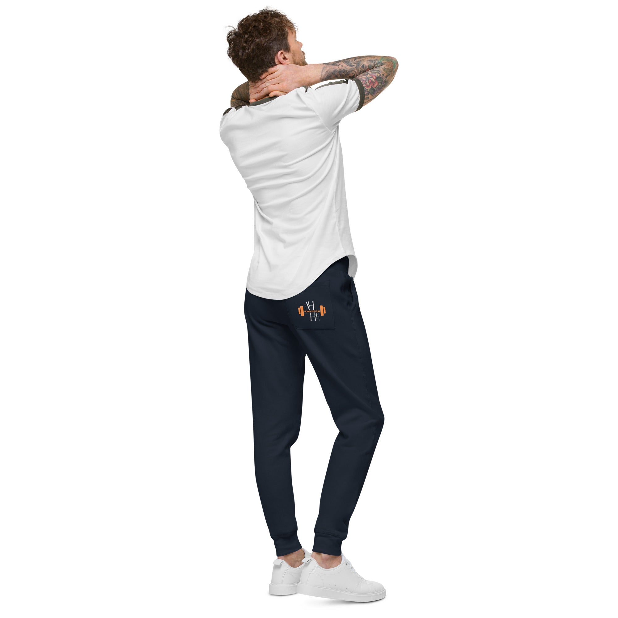 Unisex fleece sweatpants - Ah Ha Dumbbell