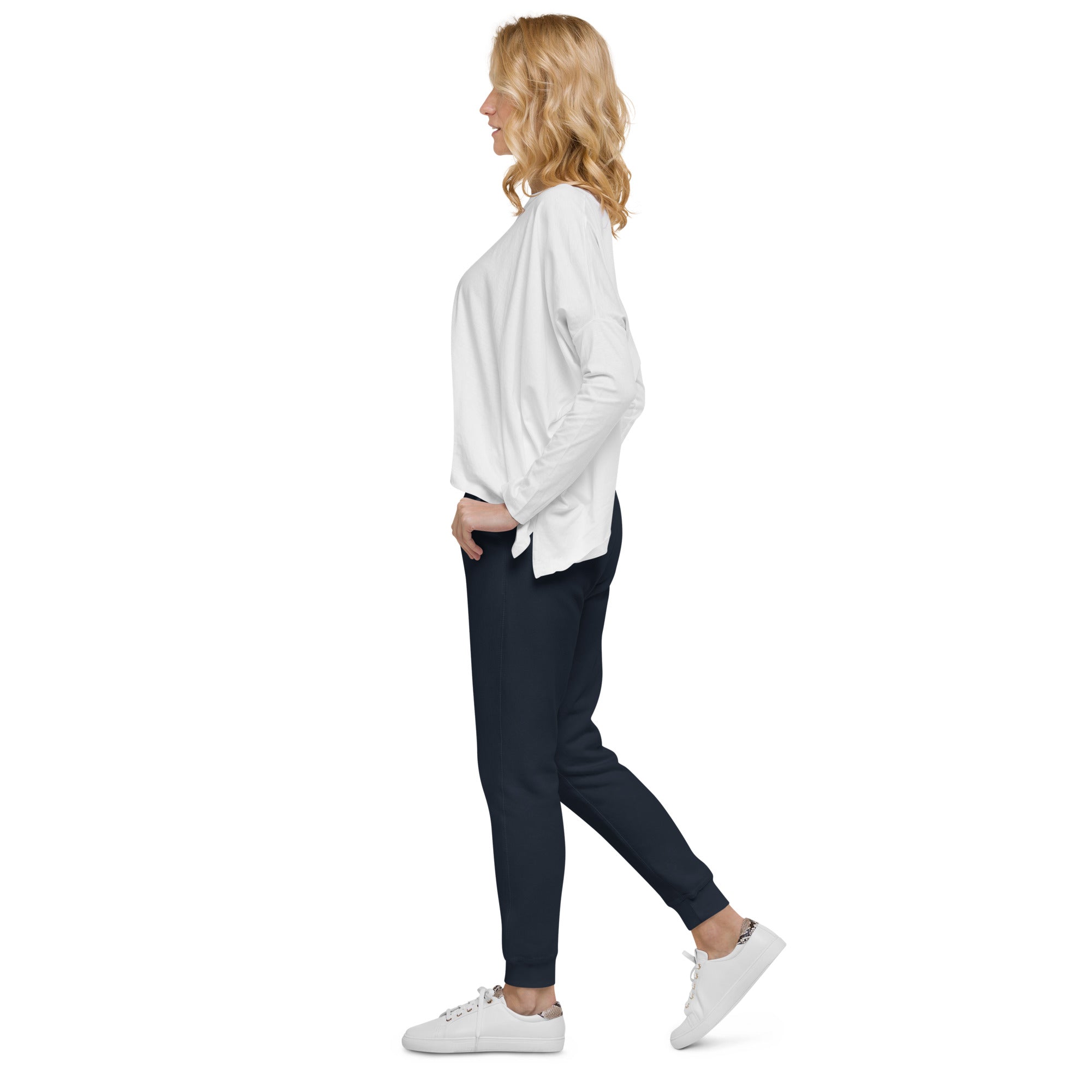 Unisex fleece sweatpants - Ah Ha Small Font