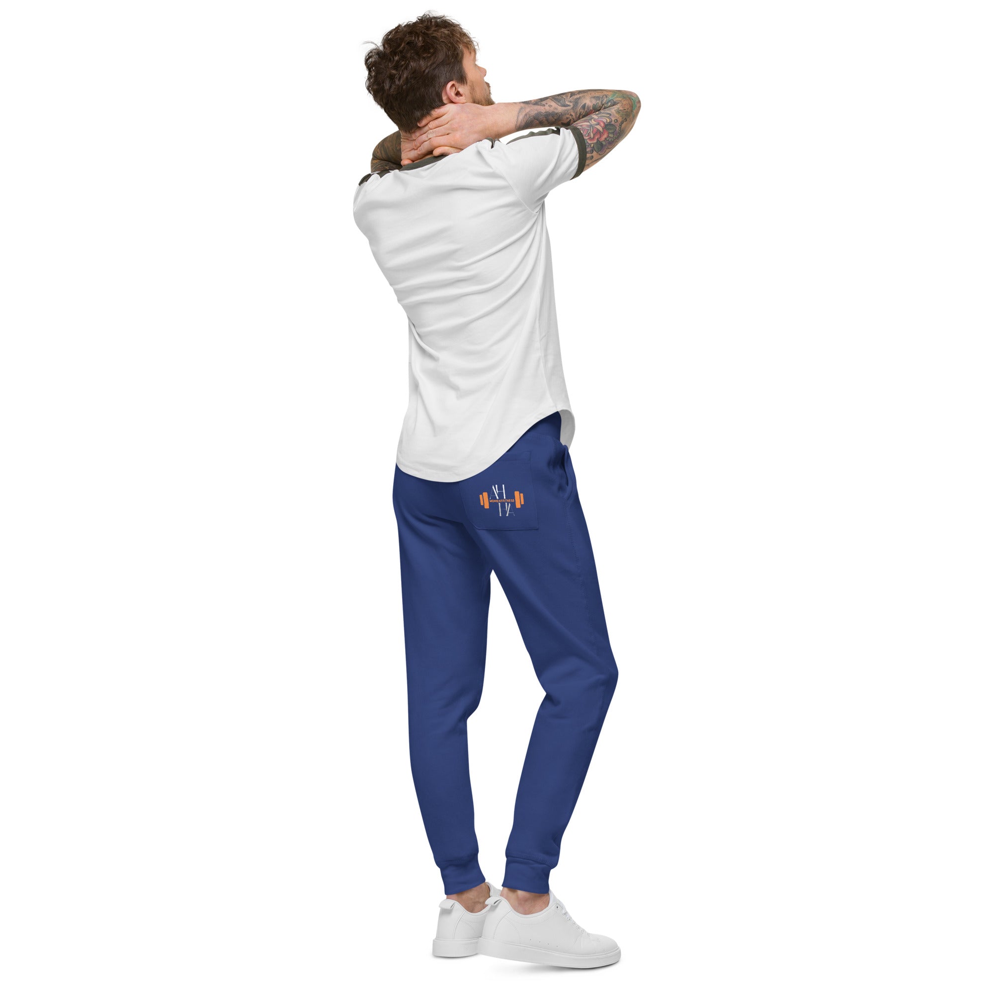 Unisex fleece sweatpants - Ah Ha Dumbbell