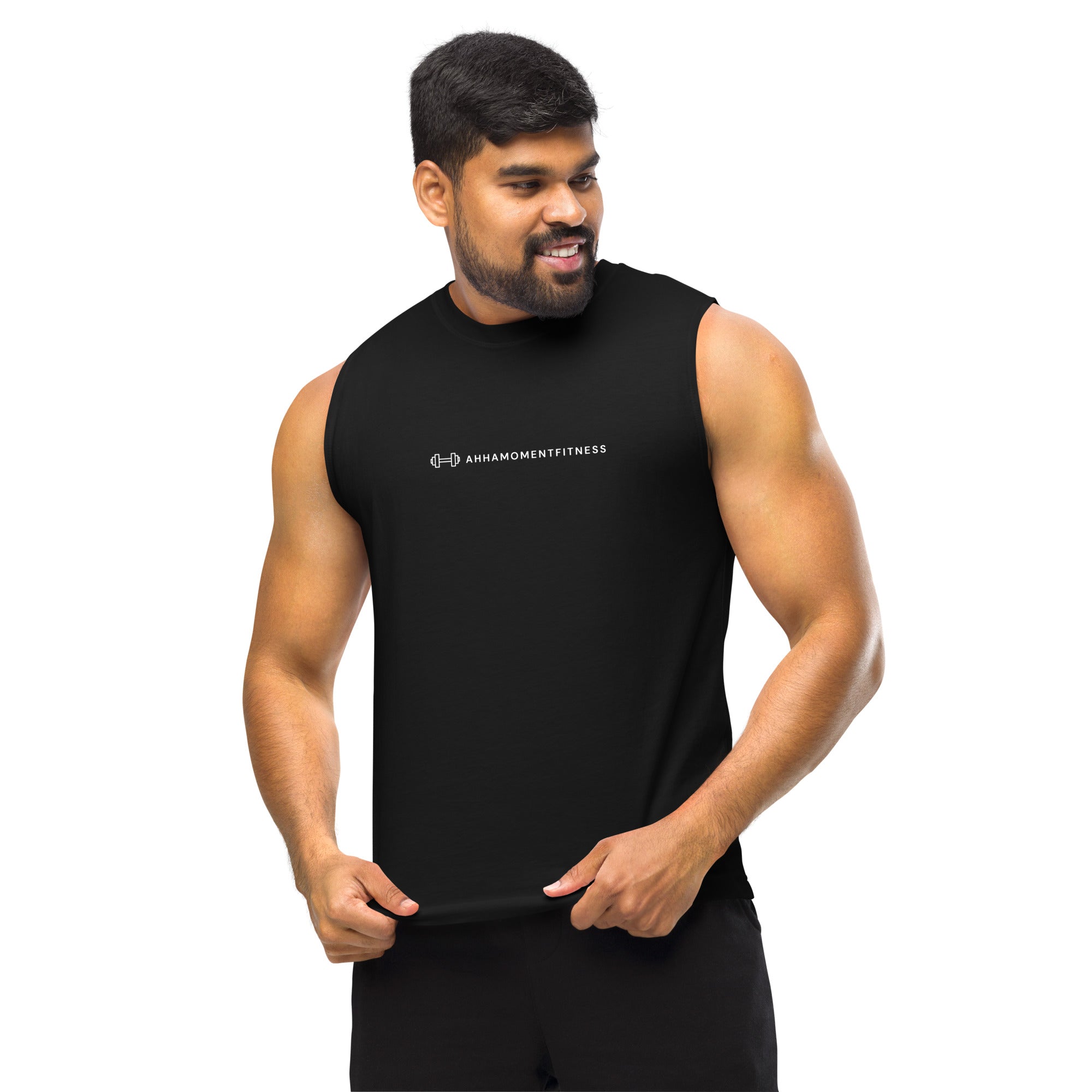Muscle Shirt - Ah Ha Small Font