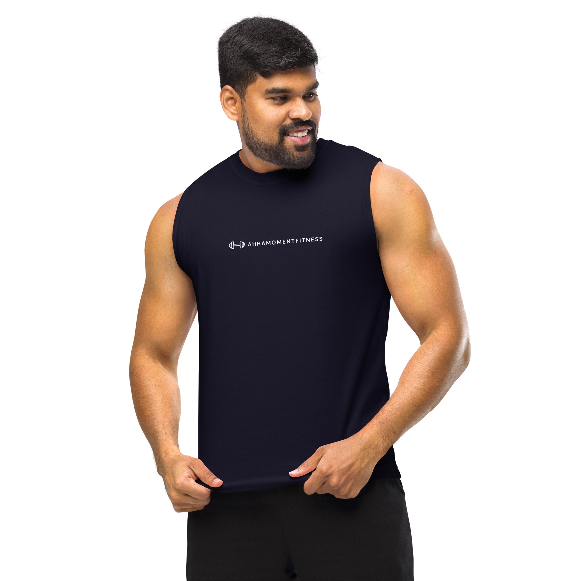 Muscle Shirt - Ah Ha Small Font