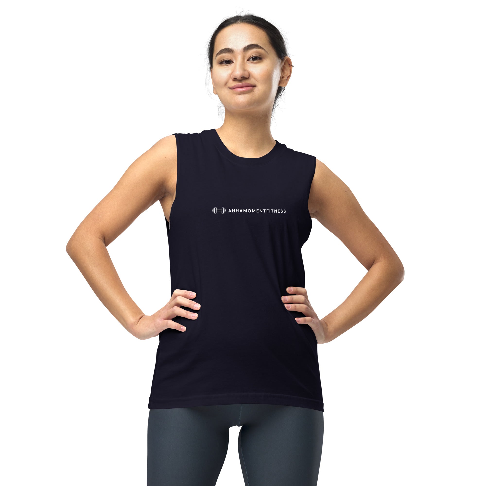Muscle Shirt - Ah Ha Small Font