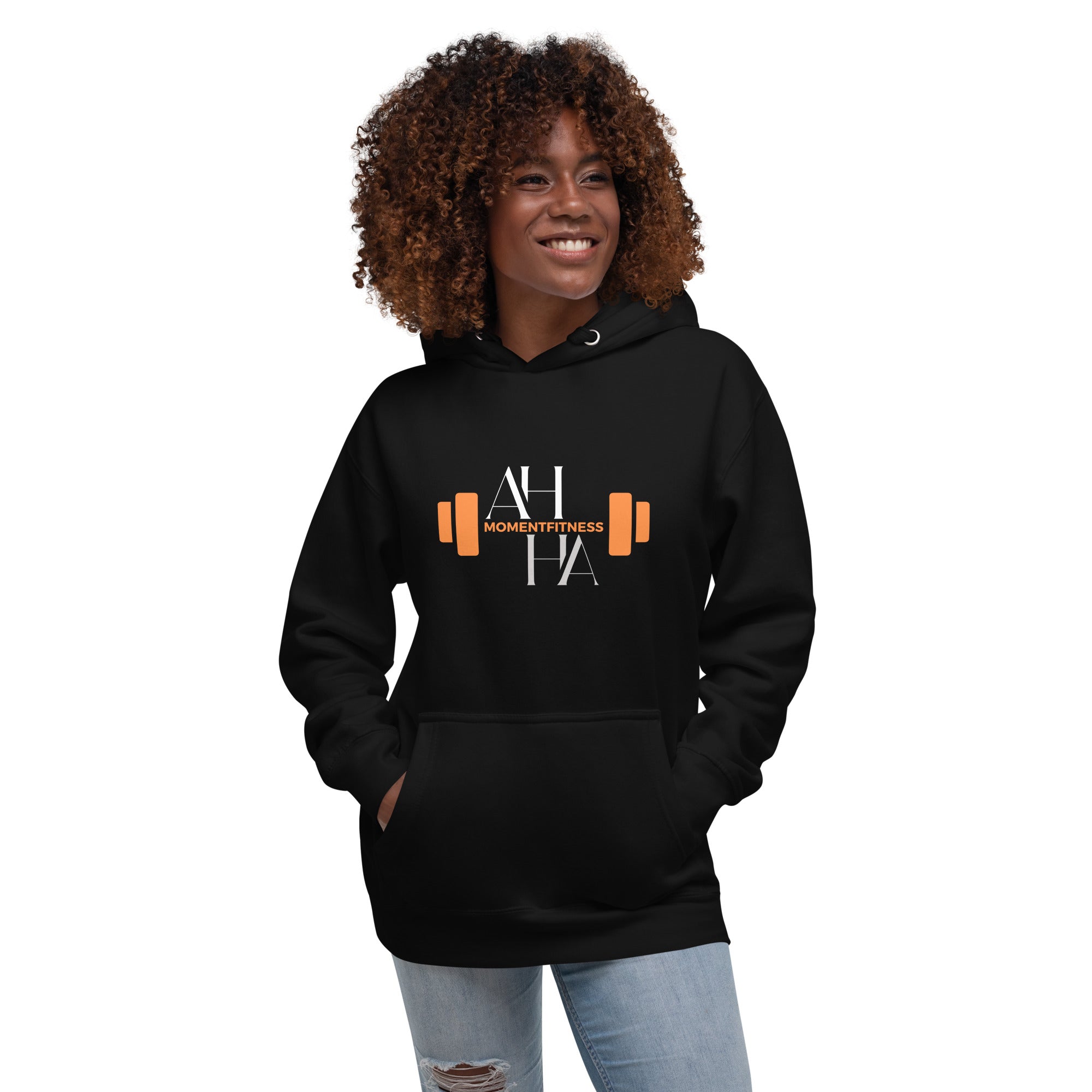 Unisex Hoodie - Ah Ha Dumbbell