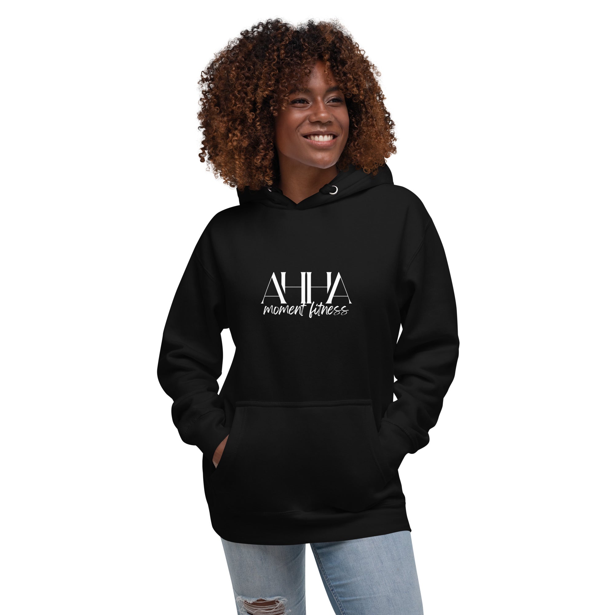 Unisex Hoodie - Ah Ha Large Font
