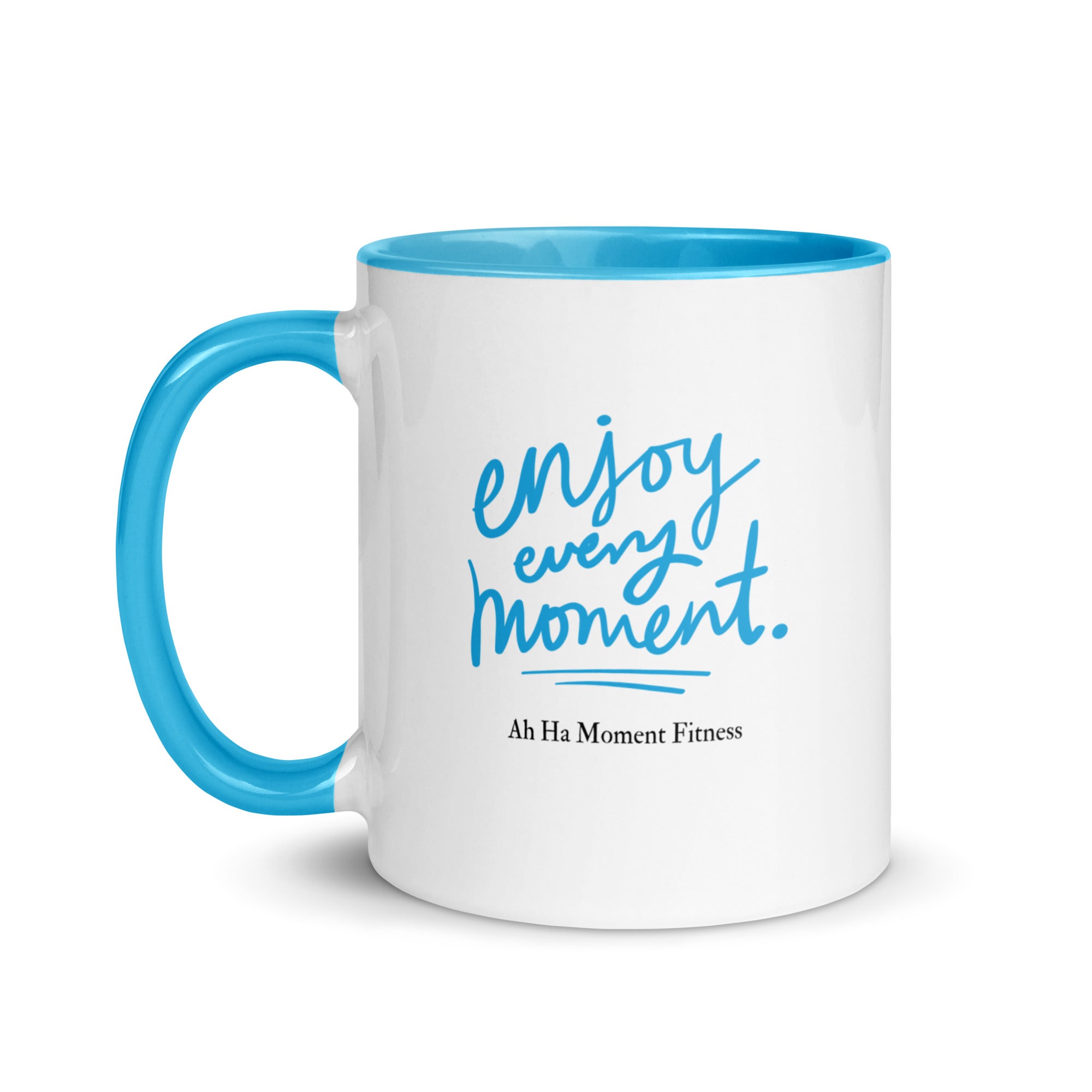 Mug with Color Inside - Enjoy Every Moment