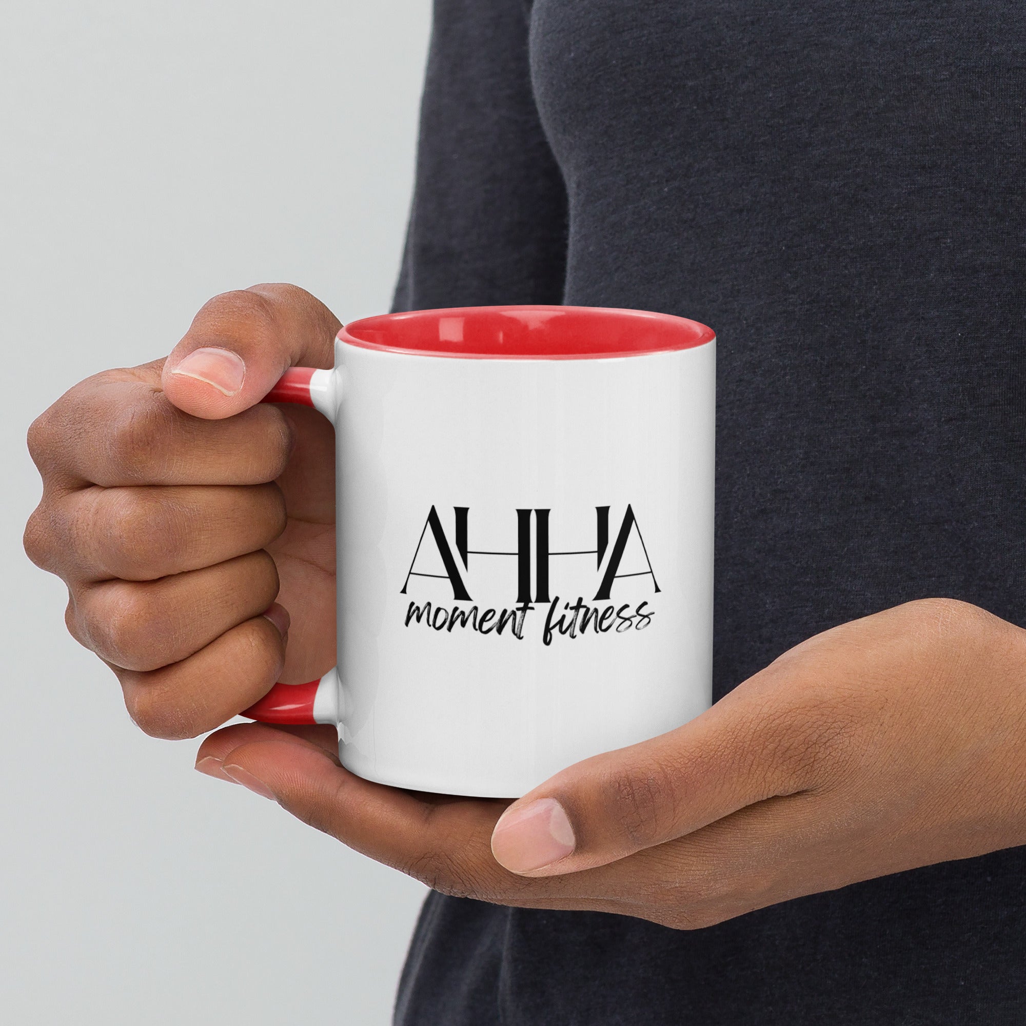 Mug with Color Inside - Ah Ha Large Font