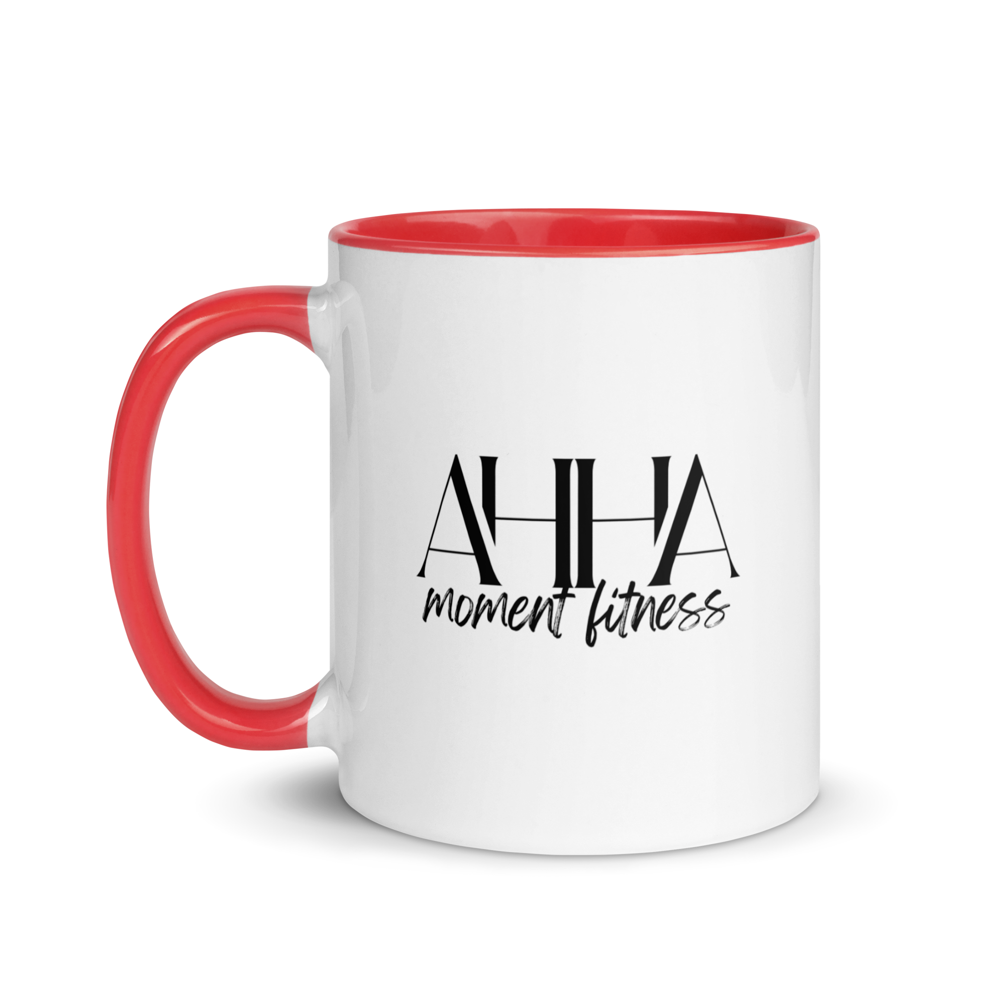 Mug with Color Inside - Ah Ha Large Font