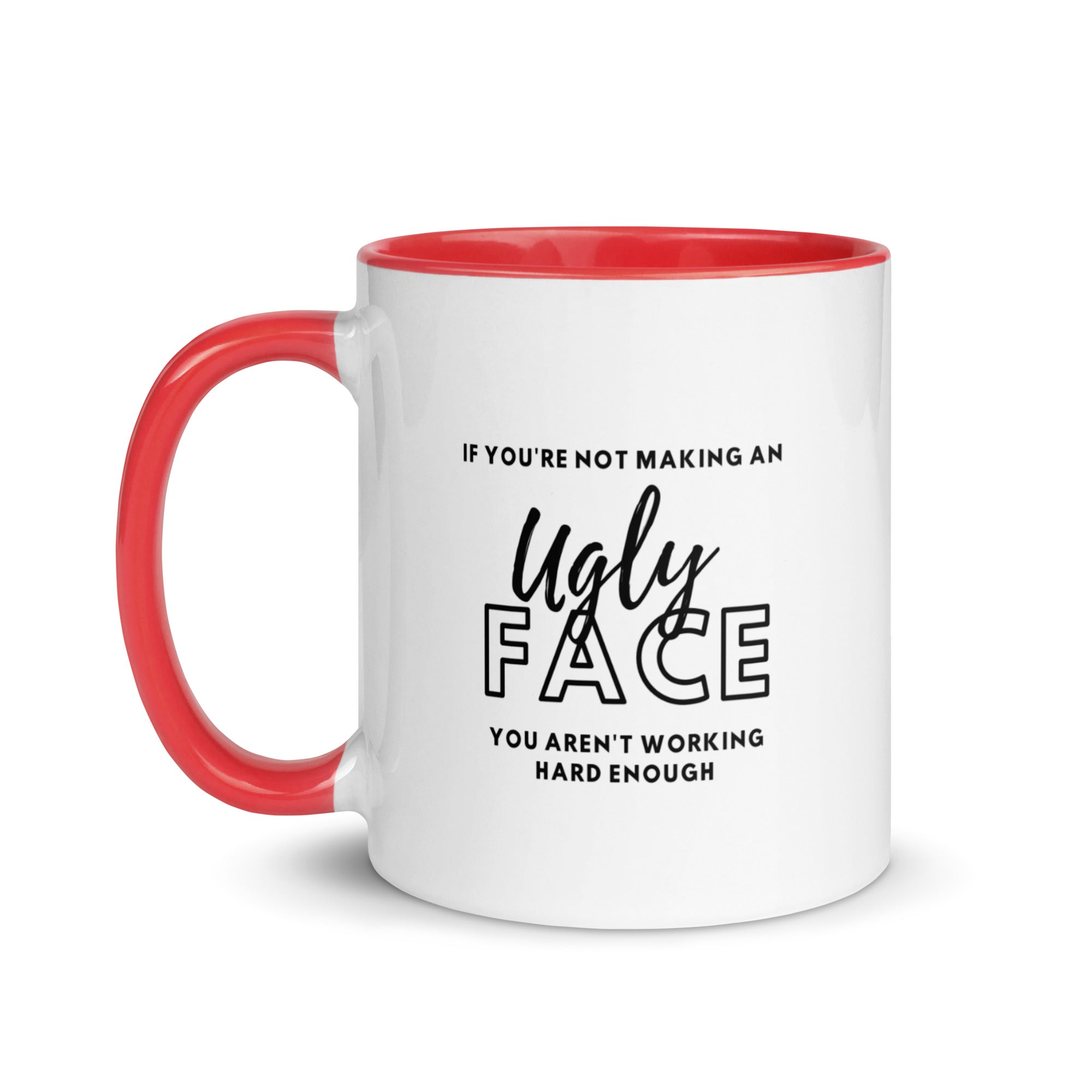 Mug with Color Inside - Ugly Face