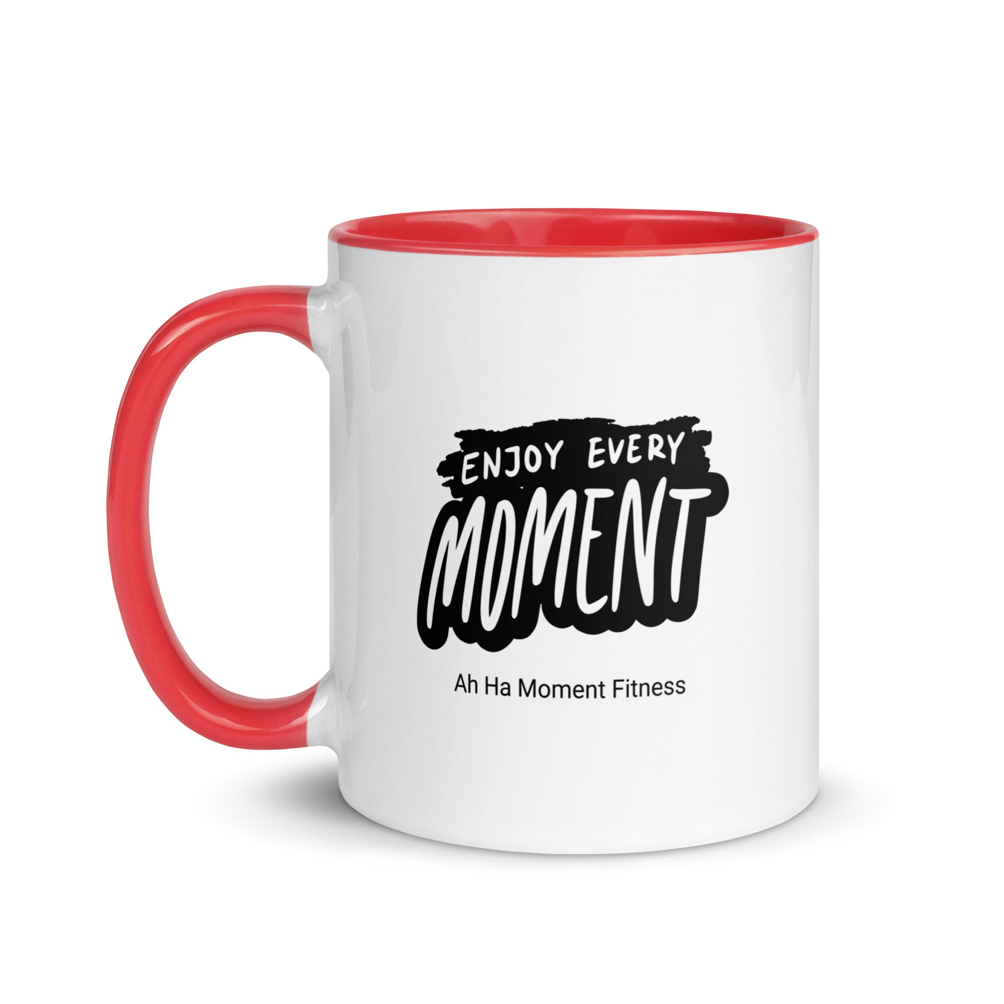 Mug with Color Inside - Enjoy Every Moment Bold