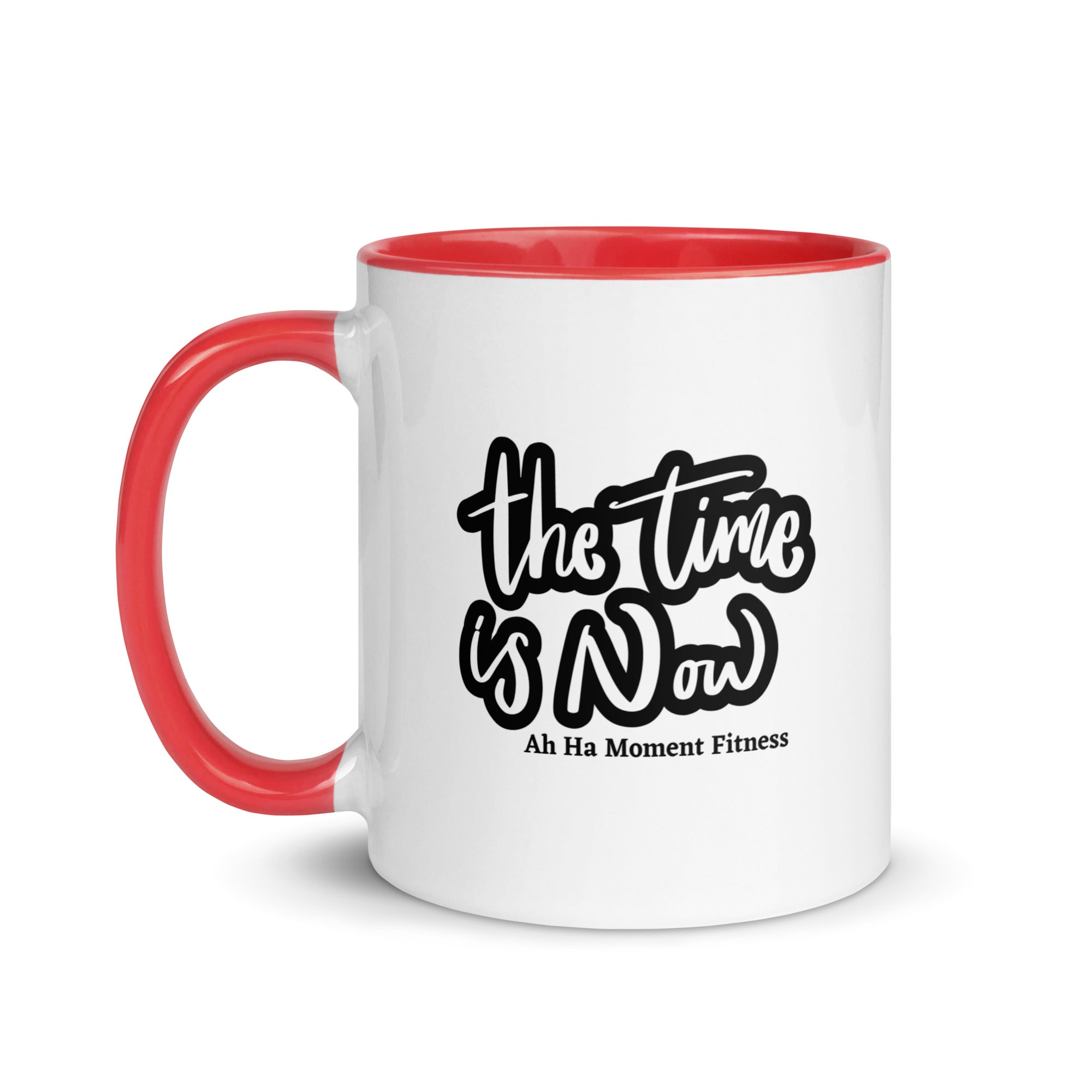 Mug with Color Inside - The Time Is Now Bold