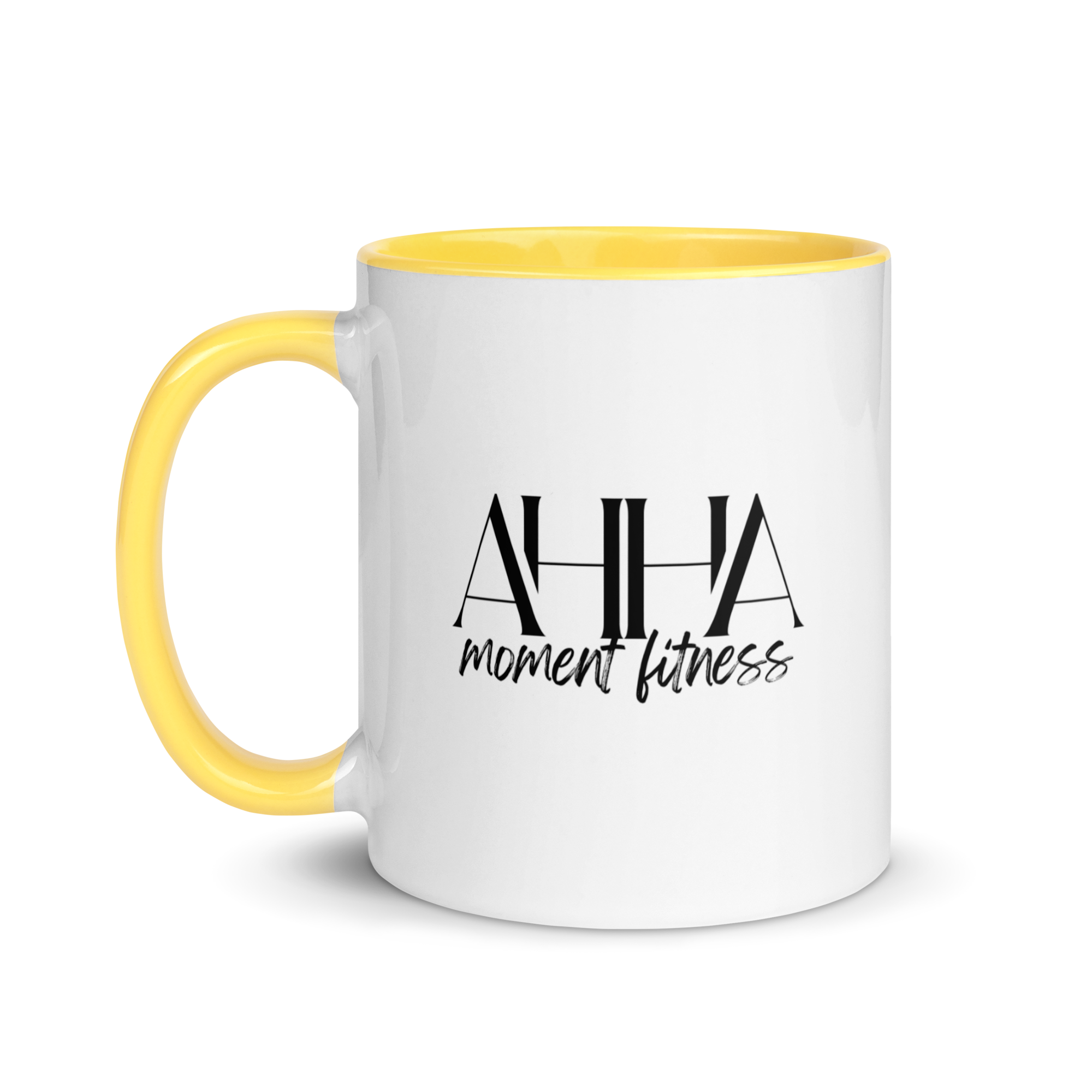 Mug with Color Inside - Ah Ha Large Font