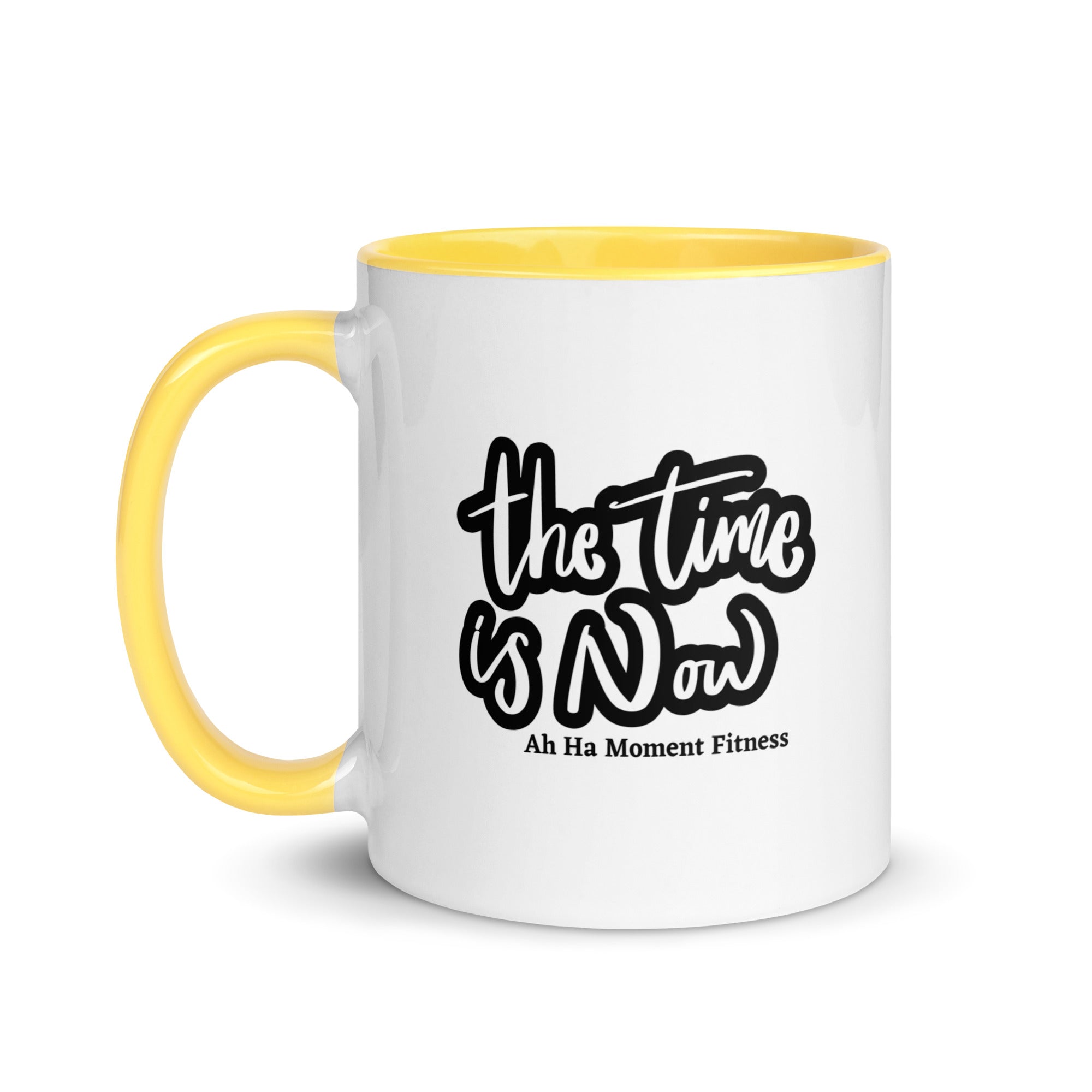 Mug with Color Inside - The Time Is Now Bold