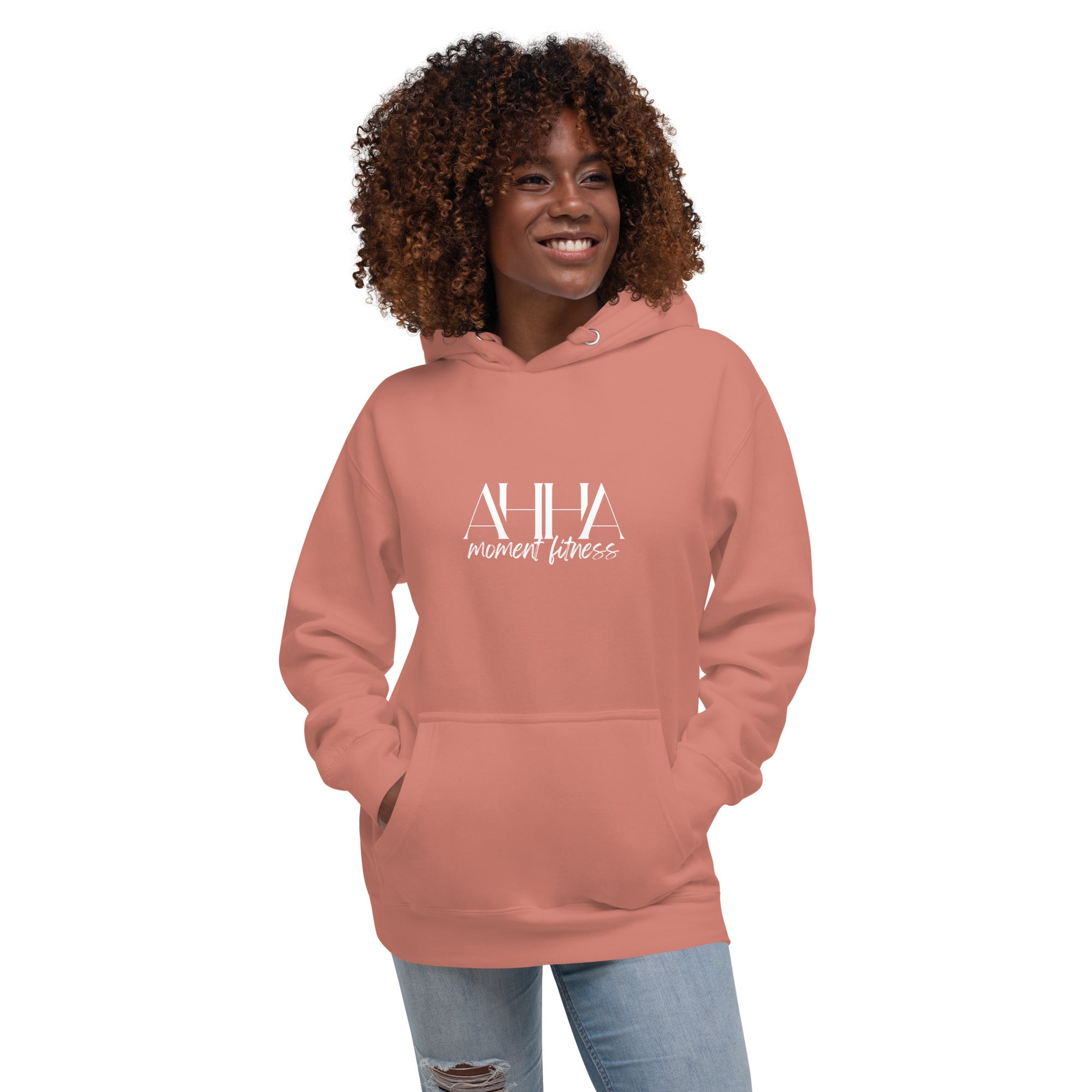 Unisex Hoodie - Ah Ha Large Font