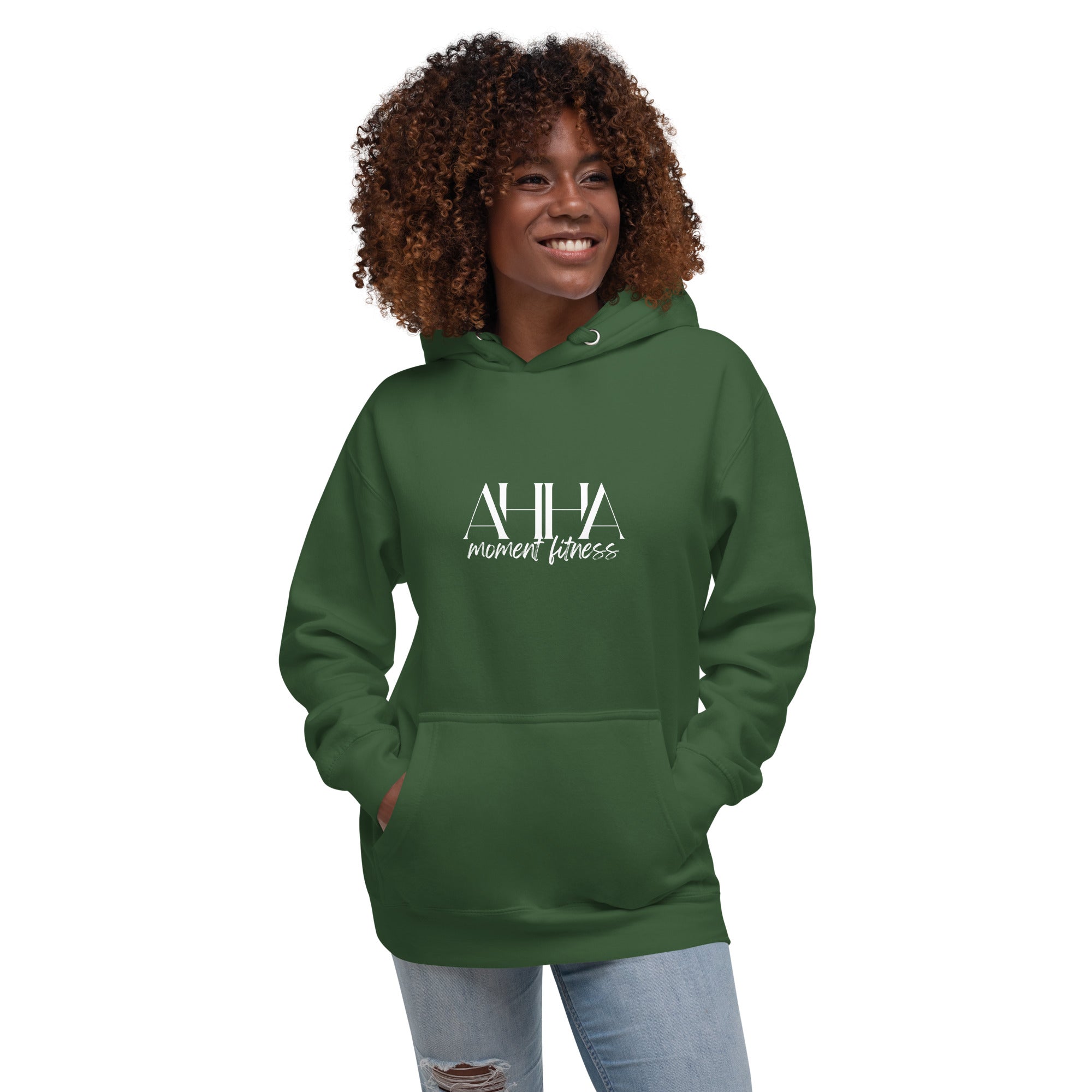 Unisex Hoodie - Ah Ha Large Font