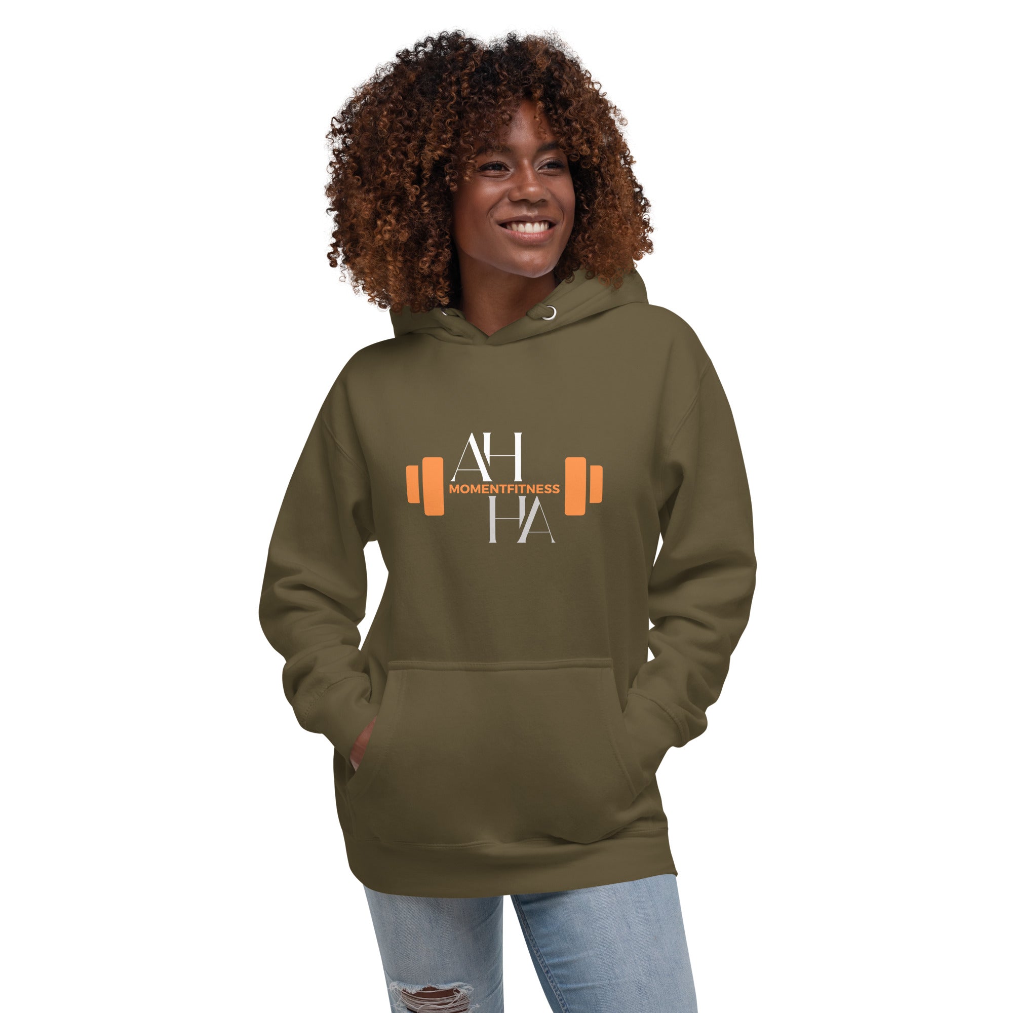 Unisex Hoodie - Ah Ha Dumbbell