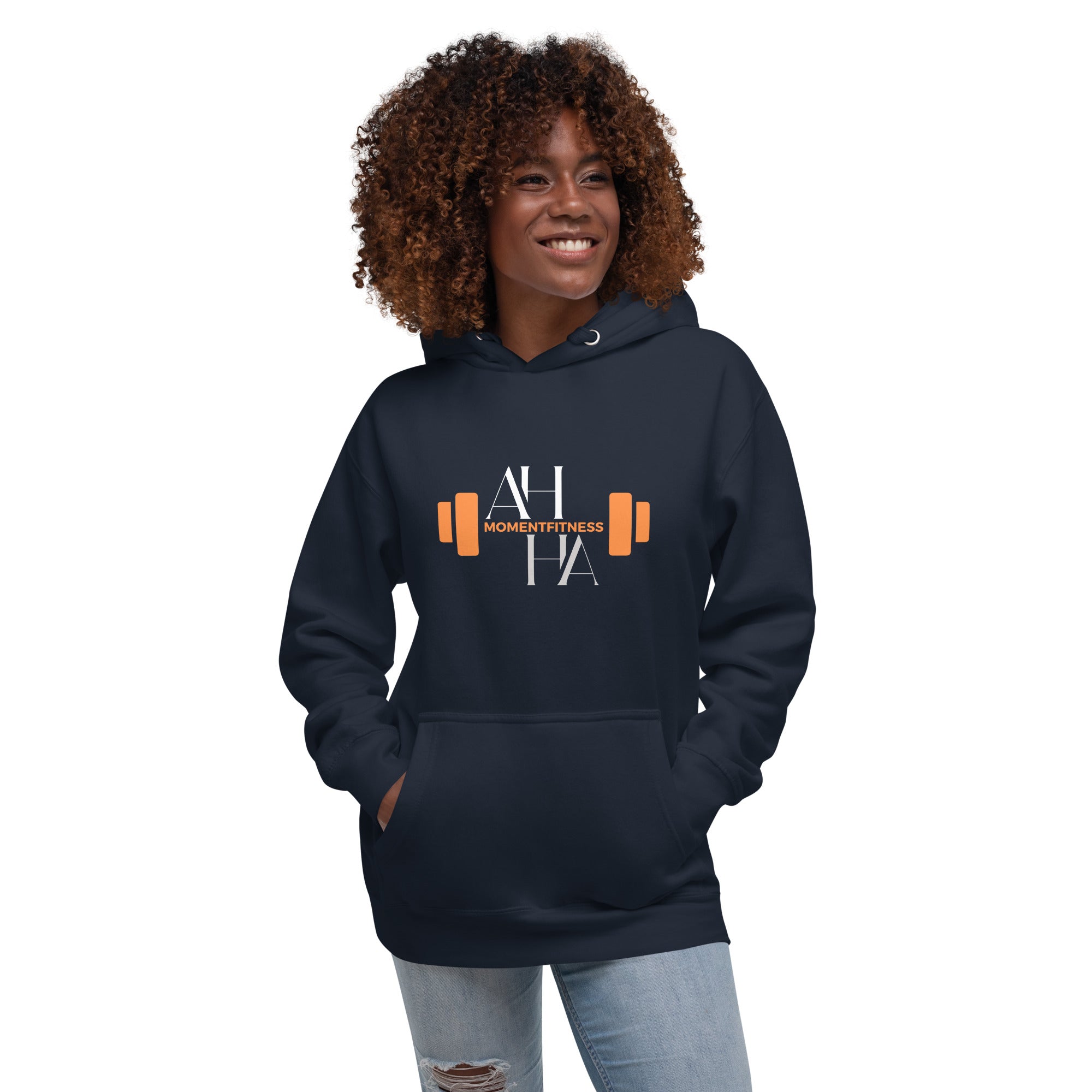 Unisex Hoodie - Ah Ha Dumbbell