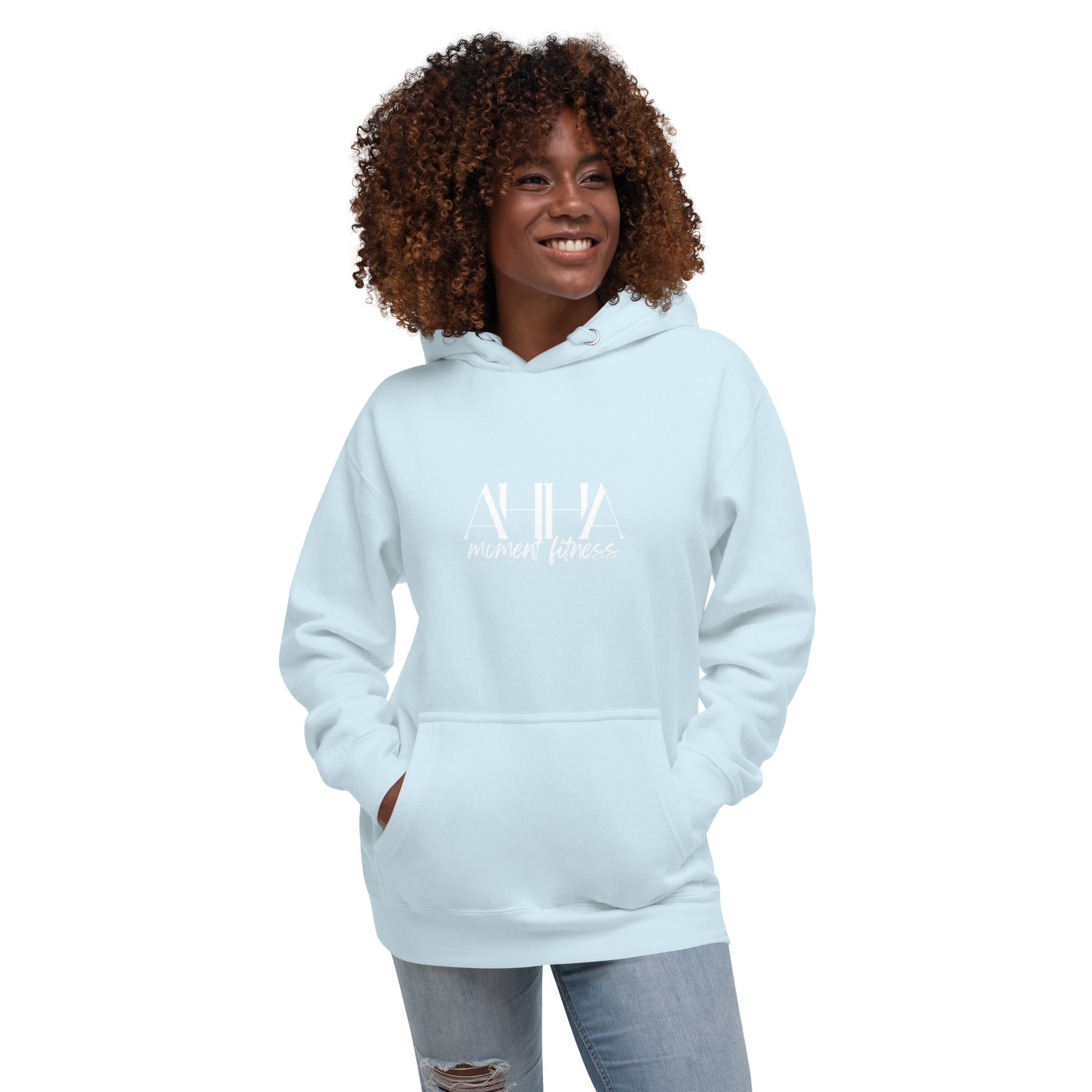 Unisex Hoodie - Ah Ha Large Font