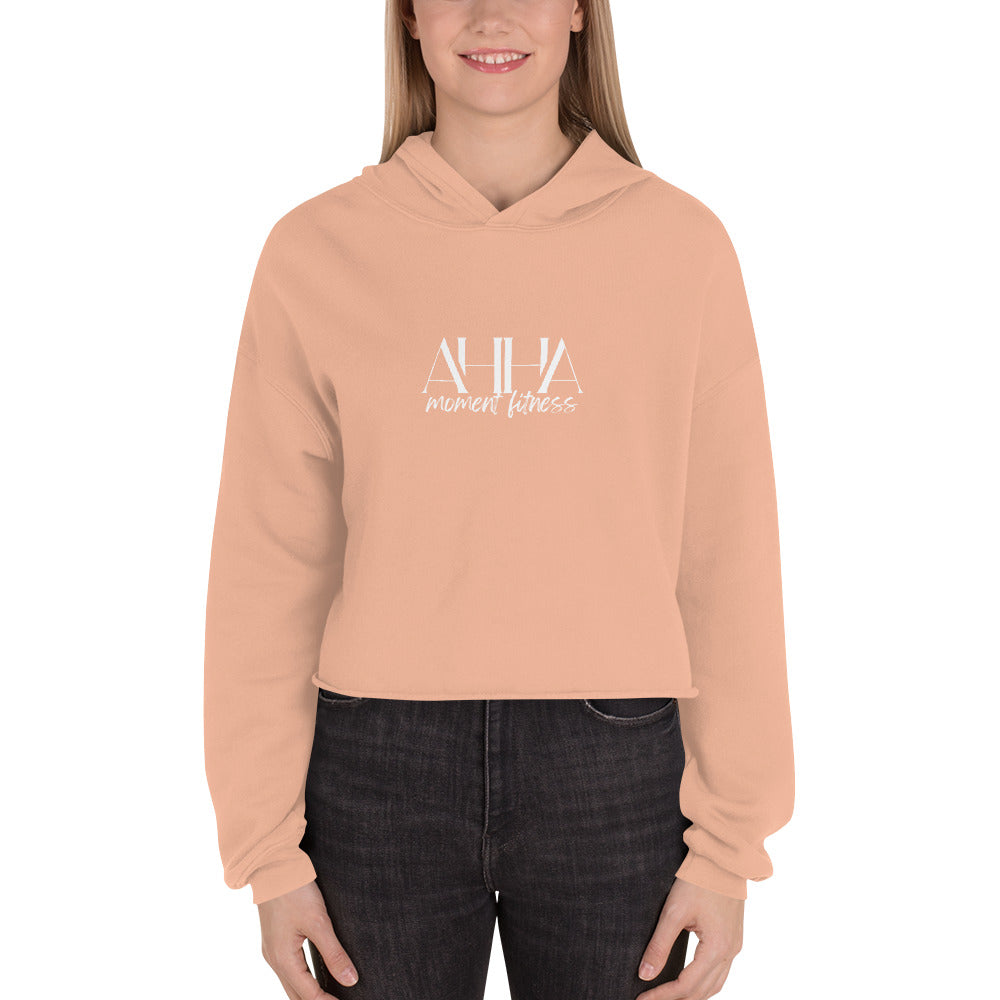 Crop Hoodie - Ah Ha Large Font